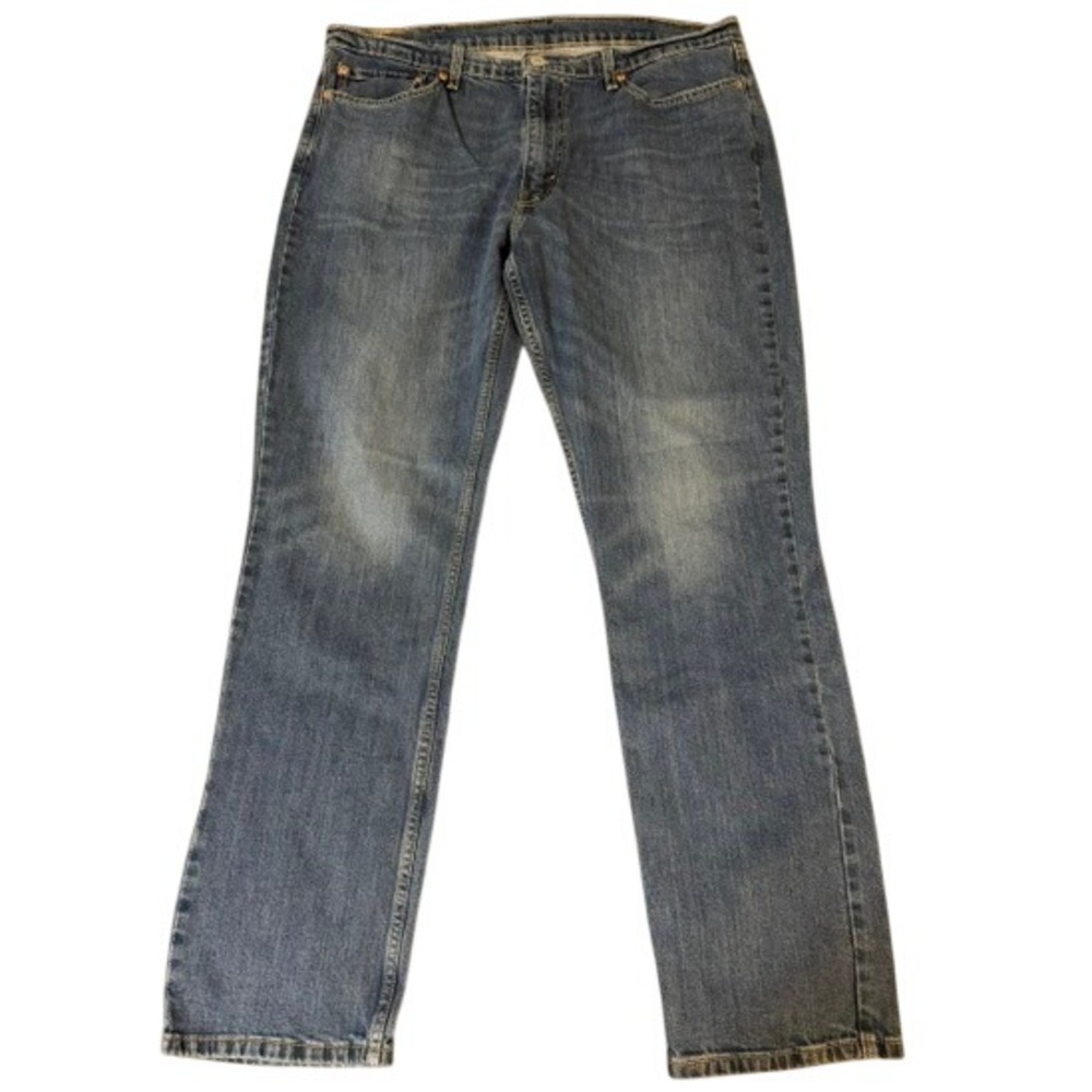 Levi's 511 Jeans Mens Size 38x32 Blue Slim Fit Straight Stretch Denim Pants